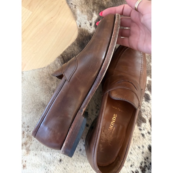 ALLEN EDMONDS Brown Leather Randolph Penny Loafer Size 8.5 main image 6
